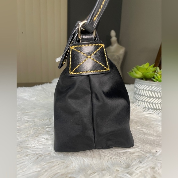 Dooney & Bourke Nylon Leather Trim Shoulder Bag - Picture 8 of 13